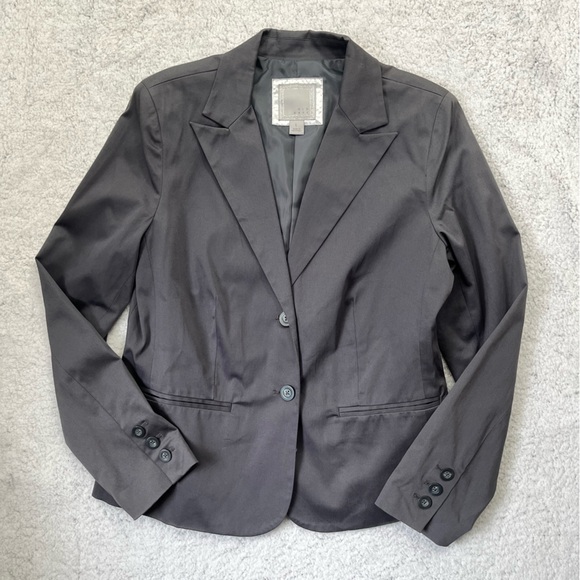 Old Navy Jackets & Blazers - NEW Women's Old Navy Gray Classic Style Double Button Blazer Size L